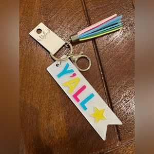 NWT Y’ALL Keychain or Bag Charm